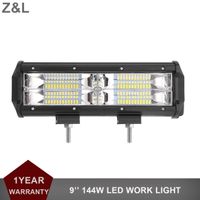 Wholesale 9INCH LED Work Light Bar Floodlight V V Car Driving Lamp SUV Truck Trailer Wagon Pickup Van Camper x4 Light