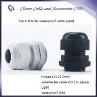 Wholesale Hot Sale and IP68 Waterproof for Cable Connector PG16 Nylon Cable Gland