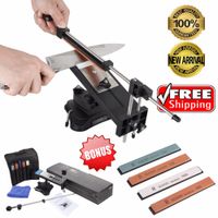 Wholesale Knife Promotion Ruixin Pro II Updated Chefs Professional Kitchen Sharpening Knife Sharpener System Fix angle whetstones
