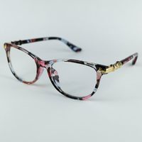 Wholesale 2021New Eyeglasses Frame Vintage Designer Patchwork Style Good Plastic Optical Frames With Special Design Metal Hinge Colors