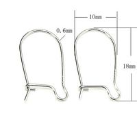 Wholesale 10pairs Sterling Silver Clasps Hooks Findings Components For DIY Jewelry Gift Craft Wp178