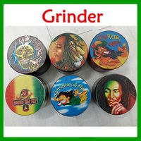 Wholesale Authentic Bob Marley Zinc Alloy Herb Grinders Accessories Layer Metal Grinder Newest Design mm mm mm Diameter Sharpstone G