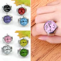 Wholesale Promotion Rings Anillos Jewelry New For Creative Fashion Steel Elastic Quartz Finger Ring Watch for Lady Girls Gift