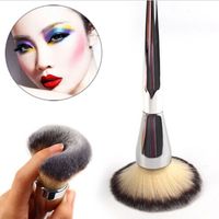 Wholesale Very Big Beauty Powder Brush Blush Foundation Round Make Up Tool Large Cosmetics Aluminum Brushes Soft Face Makeup