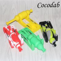 Wholesale Hot Sale mm Mini Silicone Nectar Collectors kits with domeless ti Nail nector collector oil rigs glass bongs silicone bong DHL