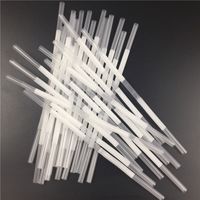 Wholesale plastic straw R mm disposable oil burner connecting plastic water pipe for smoking both adjustable plastic straws