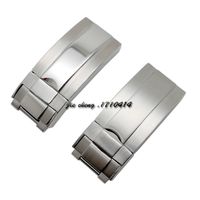 Wholesale 16mm x mm NEW High Quality Stainless steel Watch Band strap Buckle Deployment Clasp For Rolex bands