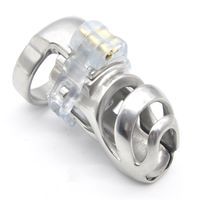 Wholesale Male Chastity Device Stainless Steel Chastity Cage Cock Cage Long Section Breathable Cage Adult Games Sex Products G7