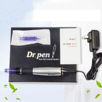 Discount micro needle stamp electric pen Electric DermaPen Auto Microneedle System Adjustable Needle Lengths 0.25mm-3.0mm Dr Pen A1 Stamp Micro Needles Roller