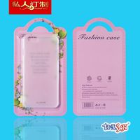 Wholesale 300pcs Beautiful Pink Cardboard Empty Packaging Box For TPU Leather Phone Case For Samsung Note iPhone s Plus