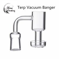 Wholesale New Terp Vacuum Quartz Vacuum Banger Domeless Nail For Oil Rigs Glass Bongs mm mm mm