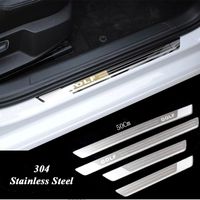 Wholesale Ultra thin Stainless Steel Scuff Plate Door Sill for Vw Golf MK7 Golf MK6 Welcome Pedal Threshold Car Accessories