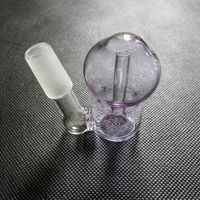 Wholesale Gourd glass ash catcher water smoking pipe accessory bong Perc Ashcatcher bowl pan holder hookah oil rigs mm mm color