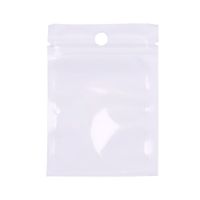 Wholesale 1000pcs Cell Phone Accessories Packing bag clear white plastic Zipper Retail package bag For Data cable car charger
