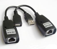 Wholesale USB TO RJ45 Signal enhancer cable extender USB signal amplifier support meters long cable For PC Desktop Connectors