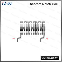 Wholesale Wismec Theorem Notch Coil Original Wismec Notch Replacement Coils Heads For Theorem RTA Atomizer with Cotton