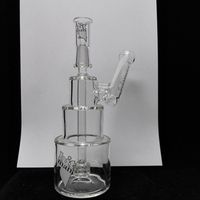 Wholesale 2016 Hitman high quality birthday cake glass bong dab rig glass oil rigs glass water pipe for smoking bong Matrix perc dome and nail