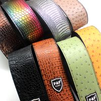 Wholesale Widen PU Leather Straps for Acoustic Electric Guitars bass Lizard Crocodile Ostrich Skin Adjustable Guitar Strap