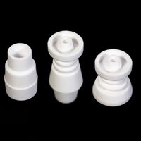 Wholesale Universal Domeless Ceramic Nail mm mm Joint Adjustable Male and Female vs GR2 Titanium Nail