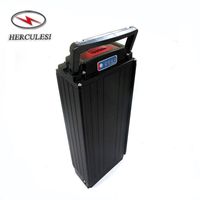 Wholesale 1000W W V Electric Bike Lithium Battery V AH Li Ion Battery Pack For Ebike Rear Rack Mount Battery Free Taxes