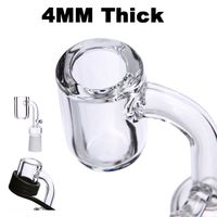 Wholesale 4MM Thick Quartz Banger Enail Domeless With Hook Electronic Quartz Banger Nail For mm Heating Coil Glass Bongs Water Pipes Dab Oil Rigs
