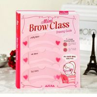 Wholesale Eyebrow Stencils Grooming Brow Painted Model Kit DIY Beauty Eyebrows Template Stencil Styling Tool Thrush card for Makeup Styles
