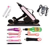 Wholesale Pink Color automatic Sex Machine Gun Set with Big Dildo and Vagina Cup Adjustable Speed Pumping Gun Sex Toys for Men and Women