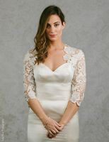 Wholesale New Arrival Bridal Wraps Sleeves Bridal Coat Lace Jackets Wedding Capes Wraps Bolero Jacket Wedding Dress Wraps Plus Size