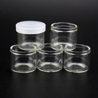 Wholesale DHL Food Grade ml Non Stick Glass Concentrate Container Glass Bottle Wax Dab Jar Thick Oil Container VS ml Glass Jar