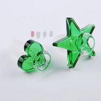 Wholesale Green star glassware accessories Glass Bongs Glass Water Pipe Hookah Smoking Accessories