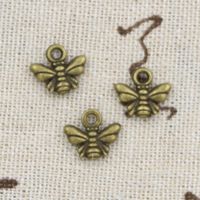 Wholesale 300pcs Charms bee mm Antique Making pendant fit Vintage Tibetan Bronze DIY bracelet necklace