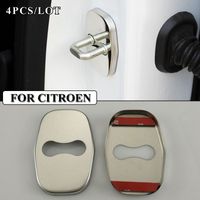Wholesale Car Styling Stainless Steel Car Covers Door lock Cover Sticker Case For Citroen C4 C4L DS4 DS3 DS5 C5 C2 Accessories Car Styling