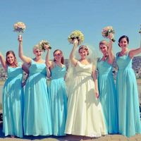 Wholesale Coral Turquoise Beach Wedding Dress Buy Cheap Coral