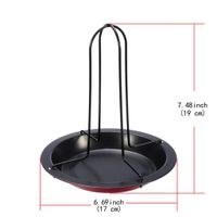 Wholesale Upright Vertical Chicken Roasting Poultry Bbq Roaster Tray Rack Bowl Pans For Bbq Party Grilled Chicken Dish