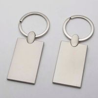 Wholesale Blank Keychains Photo Keyrings Custom Engraved picture Key chains keyring photo KM01C DHL DROP SHIPPING
