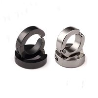 Wholesale 3 lTop Quality Anti Allergy L Titanium Stainless Steel Men Women s Round Clip Earrings Ear Cuff Hoop Non Piercing Clip on Ear Jewelry