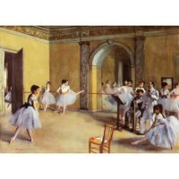 Wholesale Dance Class at the Opera by Edgar Degas Oil Painting modern art High quality Hand painted