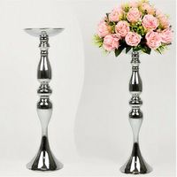 Wholesale wedding flower ball holder display vase wedding table decor accessories centerpieces Candle Holder Stand Flowers Vase Candlestick Candelabra