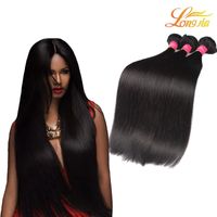 Wholesale Peruvian Straight Peruvian Hair Weave Bundles Natural Color inch Unprocessed Virgin Human Hair Bundles or Bundles Deal