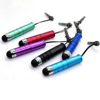 Wholesale Mini Capacitive Touch Screen Plastic Stylus Pen Pens Colors For Mobile Phone Tablet Pc