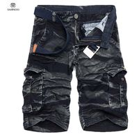 Wholesale New Arrival Men Shorts Camouflage Design Cargo Shorts Casual Men Pockets Knee Length Summer Cargo Shorts Homme Big Size