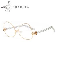 Wholesale 2021 Optical Glasses Frame Fashion Brand Designer Women Eyeglasses Transparent Lens Oversized Frames And Box