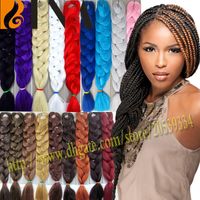 Xpression Tendre Extension De Cheveux Synthétique Crochet Tresse De Cheveux 82inch 165g Noir Marron Violet Gris Tresse Pour Femme Noire 30 Couleurs