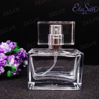 Wholesale 100PCS Sale New Transparent Glass Spray Bottle ML Refillable Perfume Bottle Travel Perfume Atomizer With PT176 ML