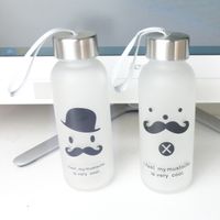 Wholesale 1PC Glass Water bottles hot sale creative cute juice tea coffee thermos nice readily Lightweight and portable space cup J3060