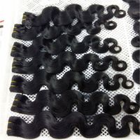 Wholesale unprocessed cuticle aligned hair Brazilian body wave virgin remy human hair bundle with g per pc one
