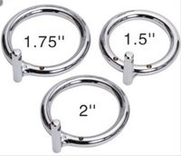 Wholesale Part for Cock cage pc Metal cock Ring Male Chastity Device Part ring sizes for choice
