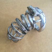Wholesale Hot Sale Latest Design Super Small Male Stainless Steel with Cock Penis Cage Chastity Belt Device Cock ring BDSM Sex toys