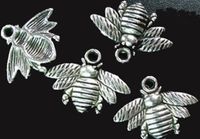 Wholesale 150pcs Tibetan silver cute bee charms x21mm A742
