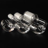 Wholesale 4mm Thick Club Banger Domeless Quartz Nail Degrees mm mm mm Male and Female Joint real quartz nails
